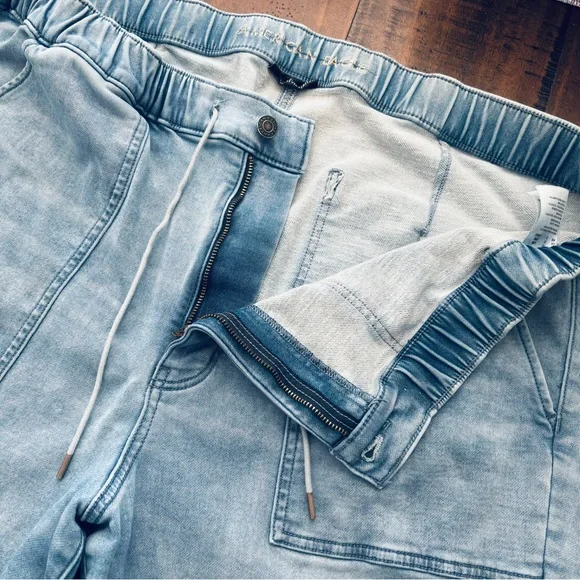 American Eagle | Cozy Next Level Stretch Denim Joggers/Jeans 22 L - Picture 7 of 12